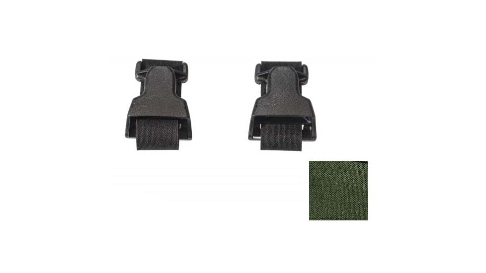 Raptor Tactical Universal Chest Rig - Attachment Kit, Black/Ranger Green, One Size, RT-UCR-AK-BK-LRG