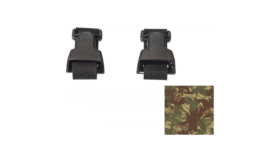 Raptor Tactical Universal Chest Rig - Attachment Kit, Black/Rhodesian, One Size, RT-UCR-AK-BK-LRD