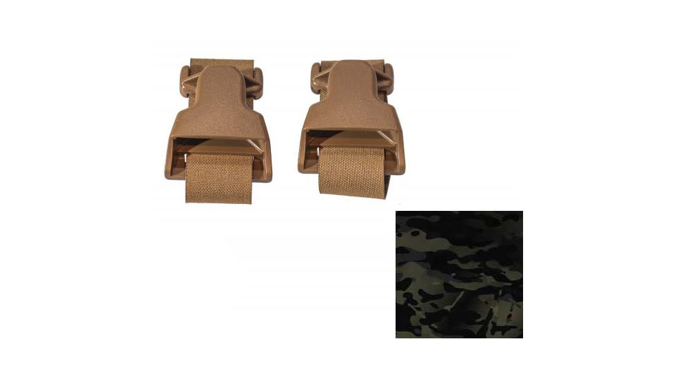 Raptor Tactical Universal Chest Rig - Attachment Kit, Coyote Brown/Multicam Black, One Size, RT-UCR-AK-CB-LMCB