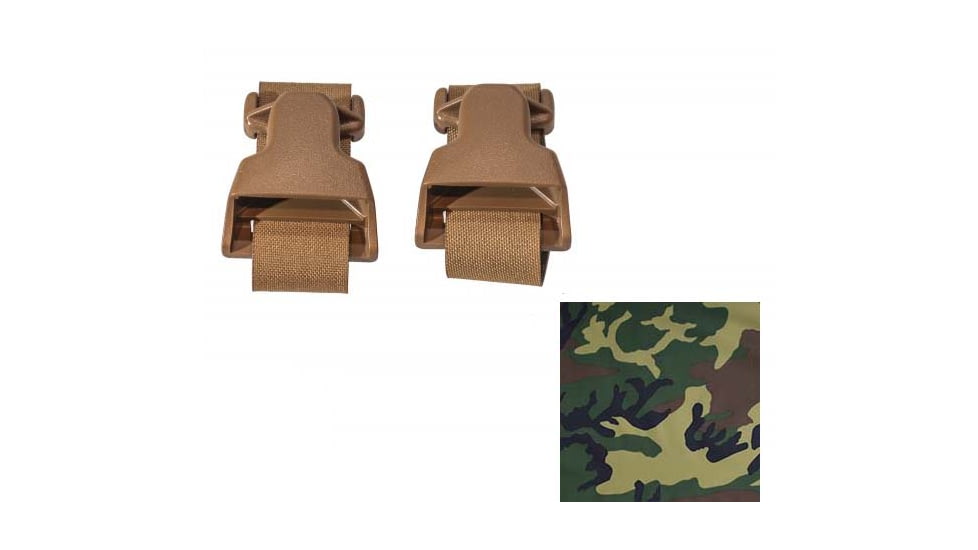 Raptor Tactical Universal Chest Rig - Attachment Kit, Coyote Brown/Woodland, One Size, RT-UCR-AK-CB-LWD