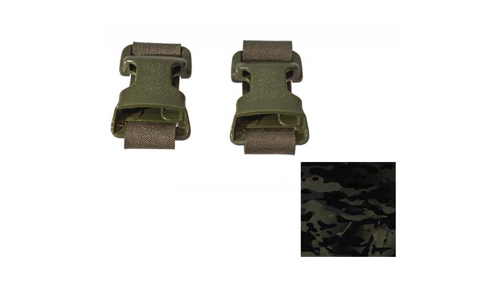 Raptor Tactical Universal Chest Rig - Attachment Kit, Ranger Green/Multicam Black, One Size, RT-UCR-AK-RG-LMCB