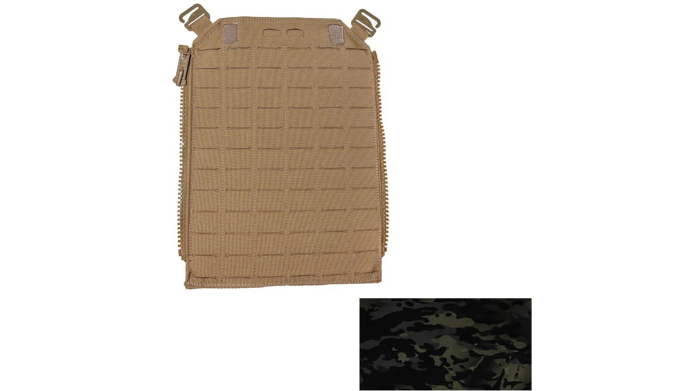 Raptor Tactical Zip on Molle Panel, Multicam Black, ZIP-BM