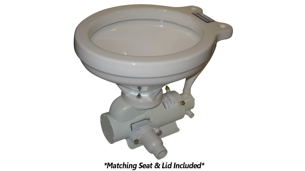 Raritan Crown Head - White - Household Style - Straight Discharge - 12V 33782