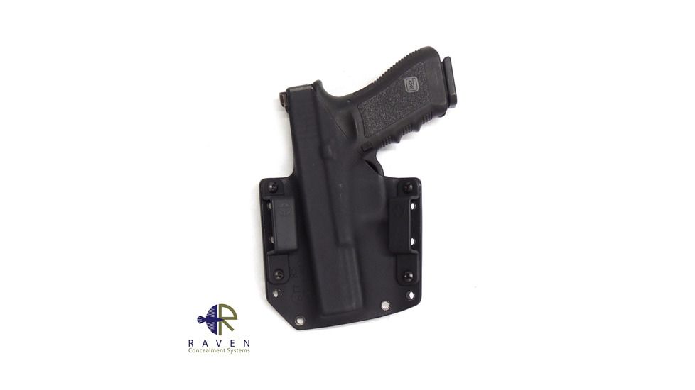 Raven Concealment Outside Waistband Belt Loops, 1.75in, Phantom Modular Holster, Black, Right Hand 1.75 STD LOOPS BK PH RH
