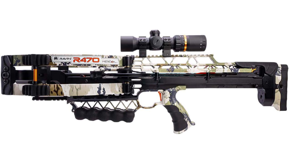 Ravin 470 XK7 Camo Crossbow, 17 lb, 470fps, XK7, R063