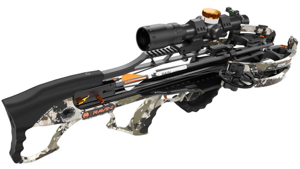 Ravin XK7 R29X Sniper Crossbow, 450fps, 12 lbs, 29in, Silent Cock, XK7 Camo, R045