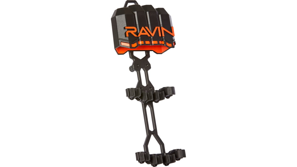 Ravin Premium 4 Arrow Quiver, Black/Orange, R201