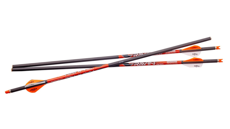 Ravin .003 Crossbow Bolts, 20in, 3 Pack, Black/Orange, R338
