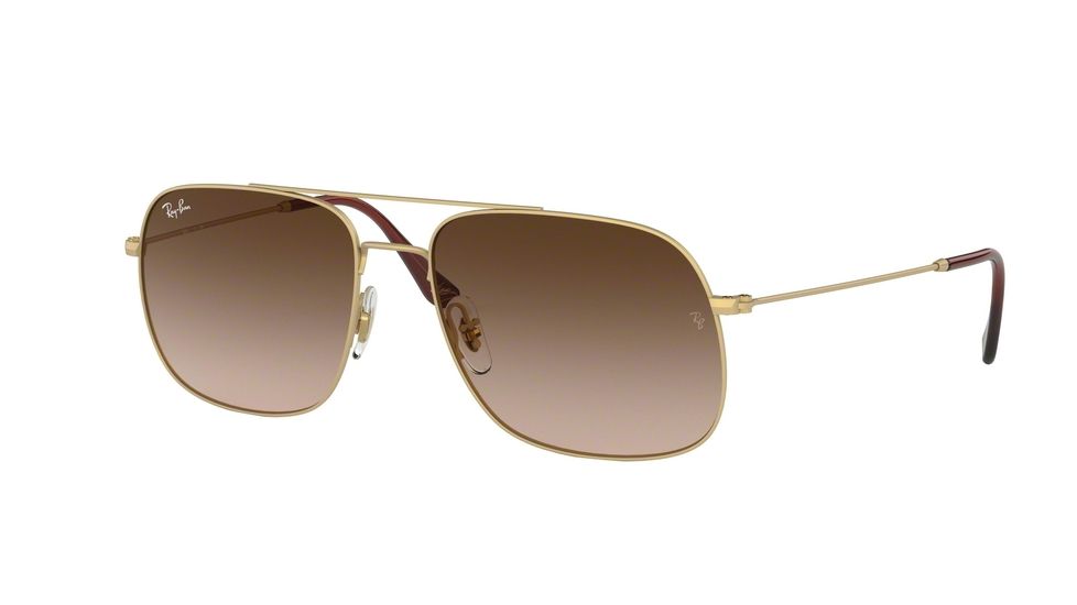 Ray-Ban ANDREA RB3595 Sunglasses 901313-59 - , Brown Gradient Dark Brown Lenses