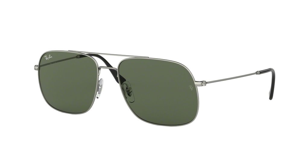 Ray-Ban ANDREA RB3595 Sunglasses 911671-59 - , Dark Green Lenses