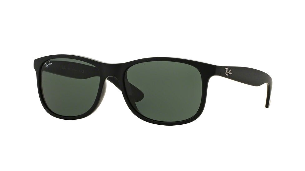 Ray-Ban Andy F RB4202F Single Vision Prescription Sunglasses RB4202F-606971-57 - Lens Diameter 57 mm, Frame Color Matte Black