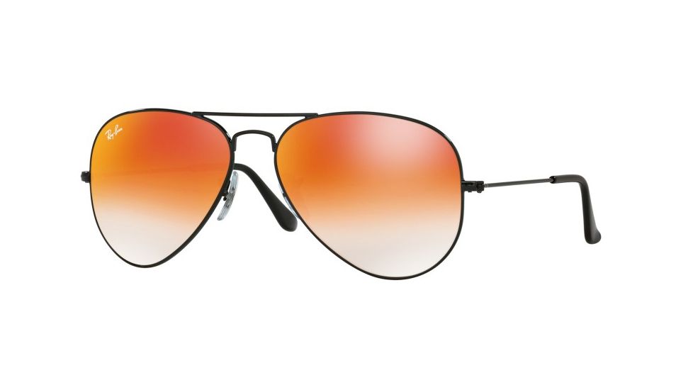 Ray-Ban Aviator Large Metal Prescription Sunglasses RB3025 RB3025-002-4W-58 - Lens Diameter 58 mm, Frame Color Shiny Black