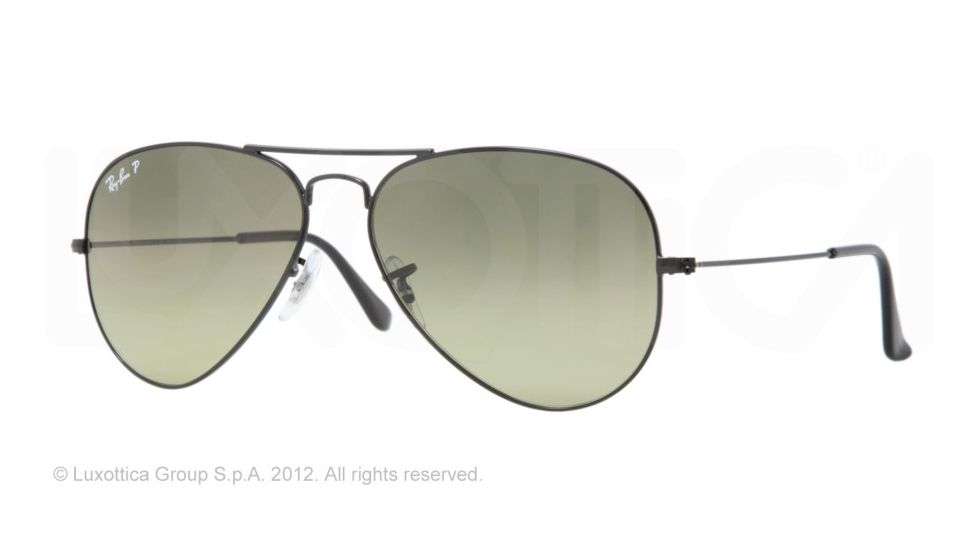 Ray-Ban Aviator Large Metal Prescription Sunglasses RB3025 RB3025-002-76-58 - Lens Diameter 58 mm, Frame Color Black
