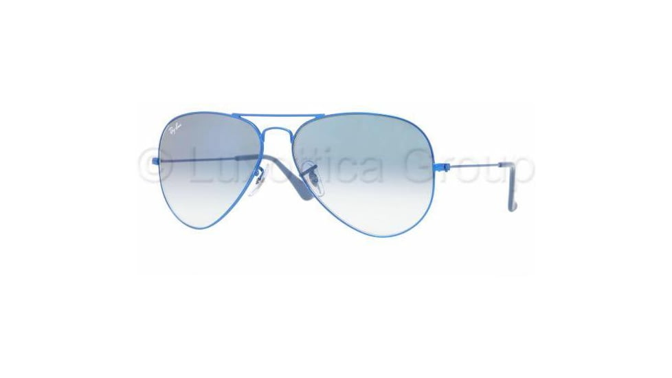 Ray-Ban Aviator Large Metal Prescription Sunglasses RB3025 RB3025-088-3F-5514 - Lens Diameter: 55 mm, Frame Color: Metal Blue Matte