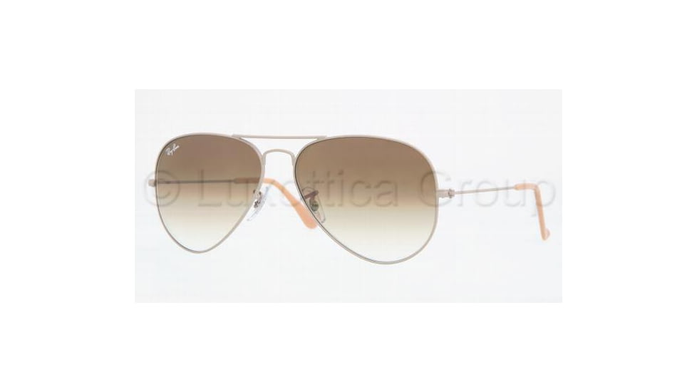 Ray-Ban Aviator Large Metal Prescription Sunglasses RB3025 RB3025-104-51-5814 - Lens Diameter: 58 mm, Frame Color: Metallic Beige Demi-Shiny