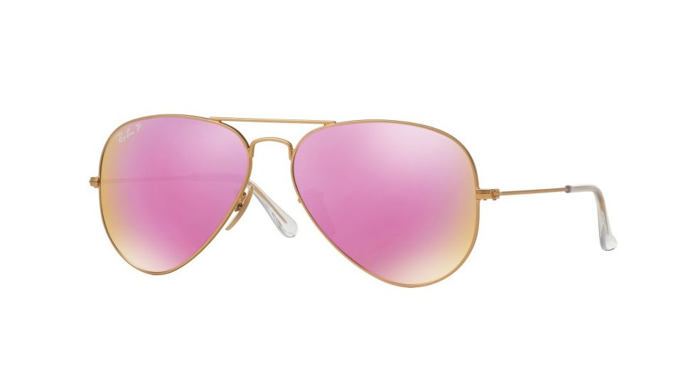 Ray-Ban Aviator Large Metal Prescription Sunglasses RB3025 RB3025-112-1Q-58 - Lens Diameter 58 mm, Frame Color Matte Gold