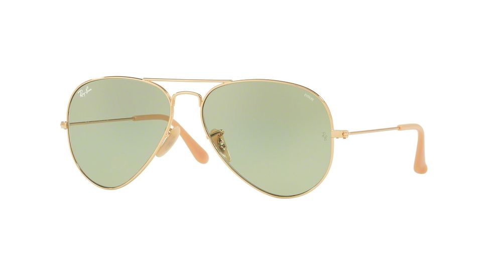Ray-Ban Aviator Large Metal Prescription Sunglasses RB3025 RB3025-90644C-58 - Lens Diameter 58 mm, Frame Color Gold
