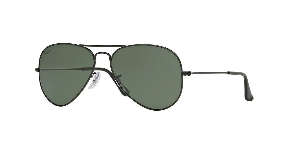 Ray-Ban Aviator Large Metal Prescription Sunglasses RB3025 RB3025-W3361-58 - Lens Diameter 58 mm, Frame Color Matte Black