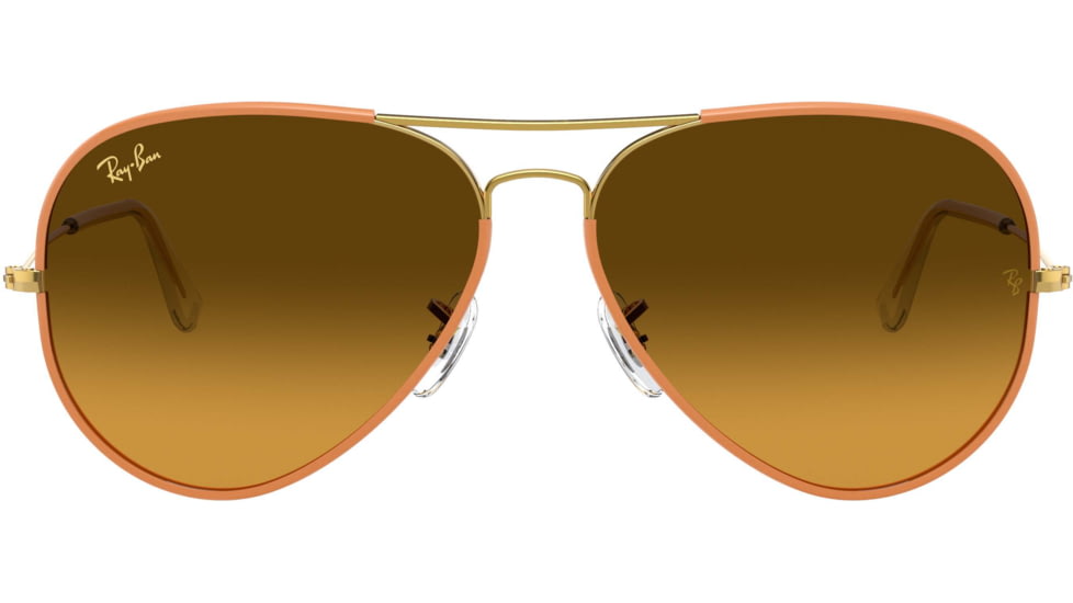 Ray-Ban Aviator RB3025JM Sunglasses 91963C-58 - , yellow vintage oran grad brown Lenses