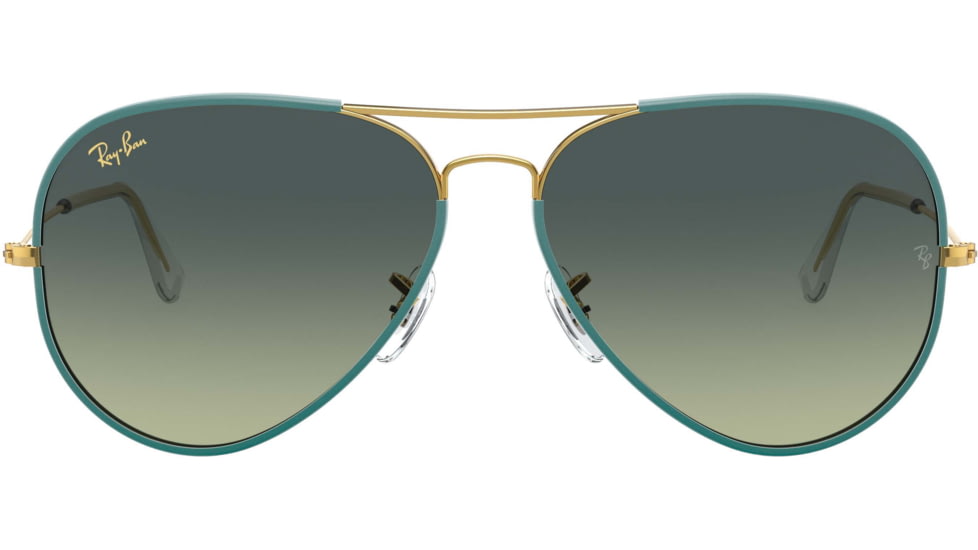 Ray-Ban Aviator RB3025JM Sunglasses 9196BH-58 - , green vintage gradient blue Lenses