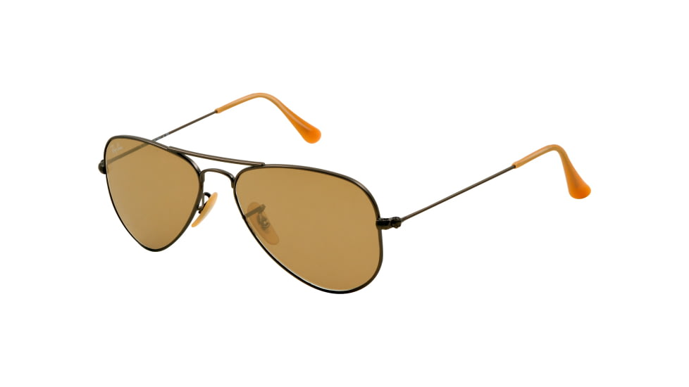 Ray-Ban Aviator Small Metal RB3044 Sunglasses with No-Line Progressive Rx Prescription Lenses RB3044-029-53-52 - Lens Diameter 52 mm, Lens Diameter 52 mm, Frame Color Matte Gunmetal