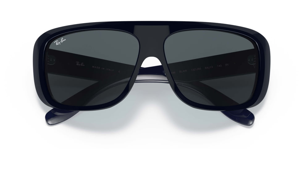 Ray-Ban Blair RB2196 Sunglasses, Blue Lenses, Blue, 61, RB2196-1321R5-61