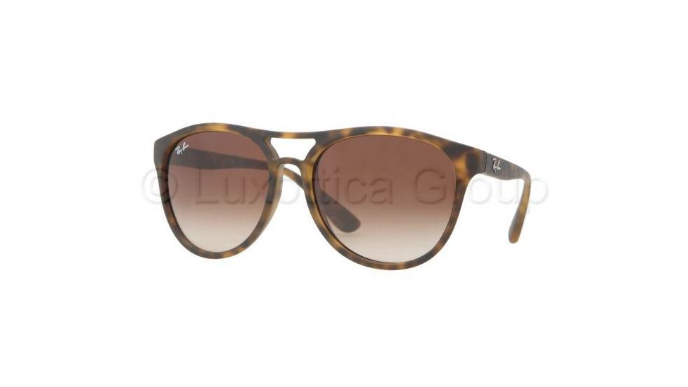 Ray-Ban BRAD RB4170 Single Vision Prescription Sunglasses RB4170-865-13-5817 - Lens Diameter 58 mm, Frame Color Rubber Havana