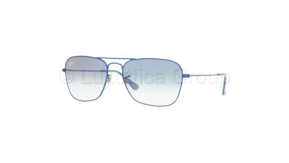 Ray-Ban Caravan Prescription Sunglasses RB3136 RB3136-088-3F-5515 - Lens Diameter: 55 mm, Frame Color: Metal Blue Matte