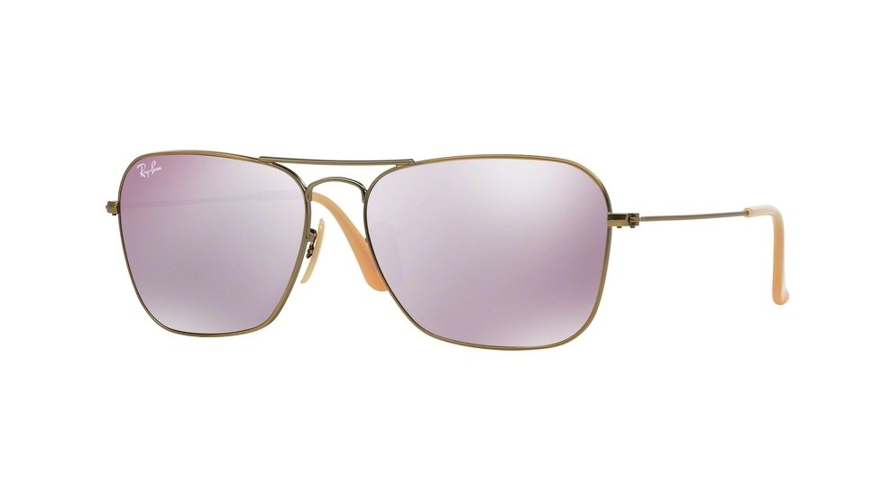 Ray-Ban Caravan Prescription Sunglasses RB3136 RB3136-167-4K-58 - Lens Diameter 58 mm, Frame Color Demiglos Brushed Bronze