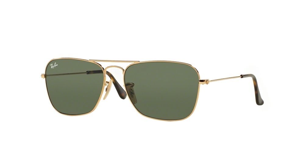 Ray-Ban Caravan Prescription Sunglasses RB3136 RB3136-181-58 - Lens Diameter 58 mm, Frame Color Gold