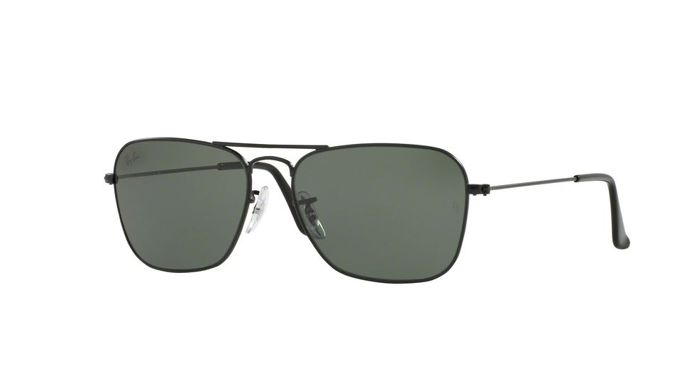 Ray-Ban Caravan Prescription Sunglasses, 55mm, Matte Black, RB3136-W3338-55-SV