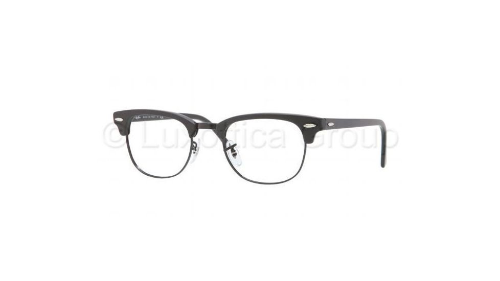 Ray-Ban Clubmaster Eyeglasses RX5154 with No-Line Progressive Rx Prescription Lenses 2077-4921 - Matte Black Frame