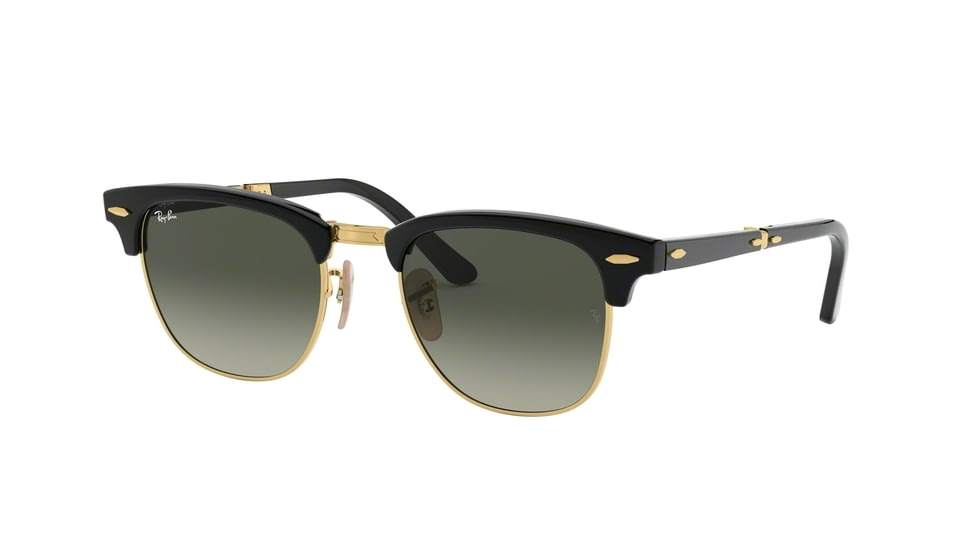 Ray-Ban Clubmaster Folding RB2176 Sunglasses 901/71-51 - , Grey Gradient Lenses