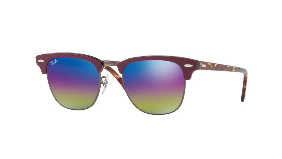 Ray-Ban Clubmaster Sunglasses RB3016 1222C2-49 - Metallic Dark Bronze Frame