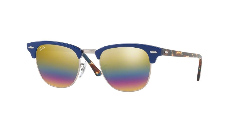 Ray-Ban Clubmaster Sunglasses RB3016 1223C4-49 - Metallic Light Bronze Frame