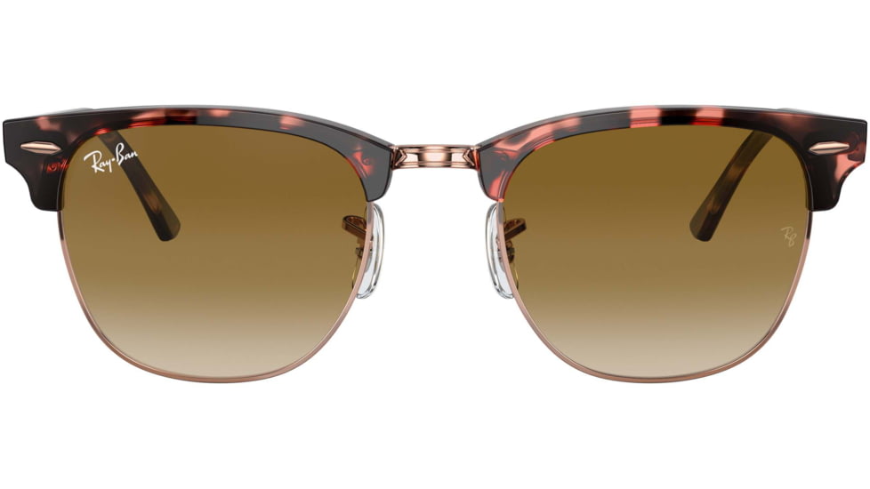 Ray-Ban Clubmaster Sunglasses RB3016 133751-49 - , Clear Gradient Brown Lenses