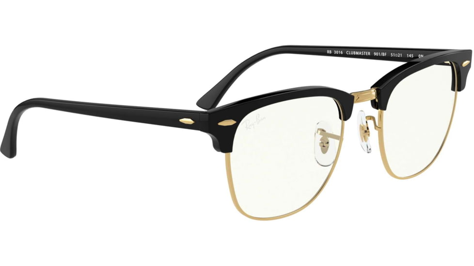 Ray-Ban Clubmaster Sunglasses RB3016 901/BF-49 - , Clear blue Lenses