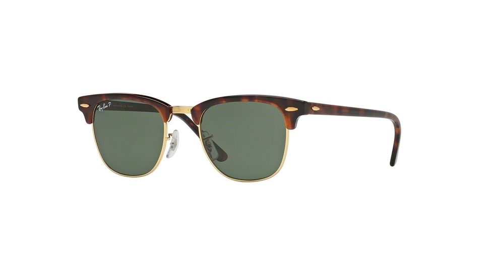 Ray-Ban Clubmaster Prescription Sunglasses RB3016 RB3016-990-58-49 - Lens Diameter 49 mm, Frame Color Red Havana