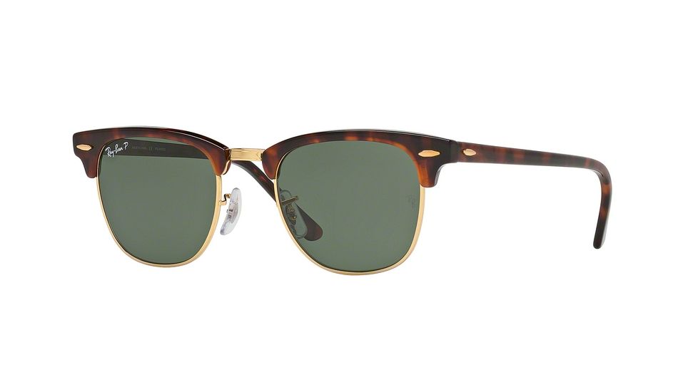 Ray-Ban Clubmaster Prescription Sunglasses, 51mm, Red Havana, RB3016-990-58-51-SV