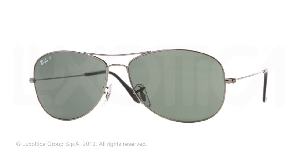 Ray-Ban Cockpit Prescription Sunglasses RB3362 RB3362-004-58-59 - Lens Diameter 59 mm, Frame Color Gunmetal