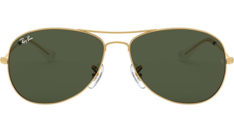 Ray-Ban Cockpit Sunglasses RB3362 001-5914 - Arista Frame / Crystal Green Lenses,