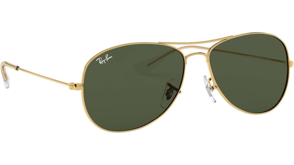 Ray-Ban Cockpit Sunglasses RB3362 001-5914 - Arista Frame / Crystal Green Lenses,