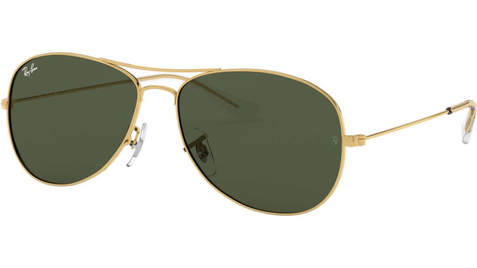 Ray-Ban Cockpit Sunglasses RB3362 001-5914 - Arista Frame / Crystal Green Lenses,