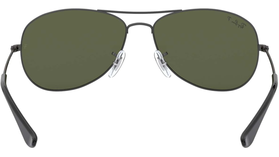 Ray-Ban Cockpit Sunglasses RB3362 004-58-5914 - Gunmetal Frame, Crystal Green Polarized Lenses,