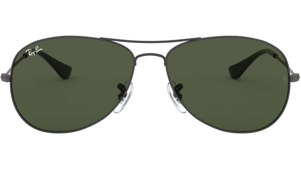 Ray-Ban Cockpit Sunglasses RB3362 004-5914 - Gunmetal Frame / Crystal Green Lenses