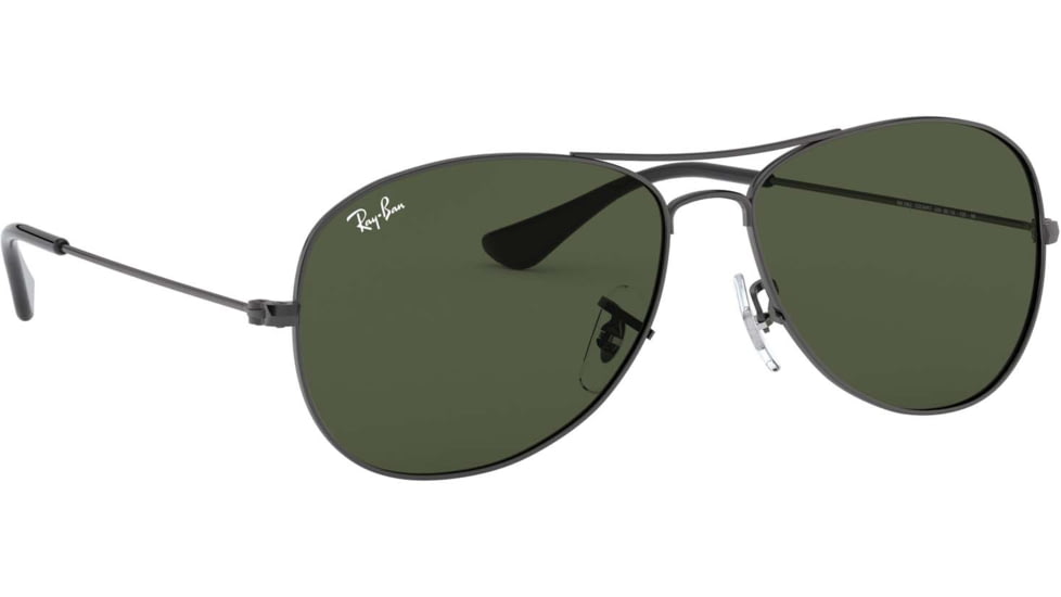 Ray-Ban Cockpit Sunglasses RB3362 004-5914 - Gunmetal Frame / Crystal Green Lenses
