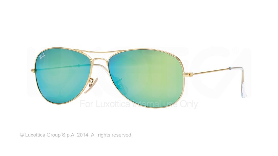 Ray-Ban Cockpit Prescription Sunglasses RB3362 RB3362-112-19-56 - Lens Diameter 56 mm, Frame Color Matte Gold