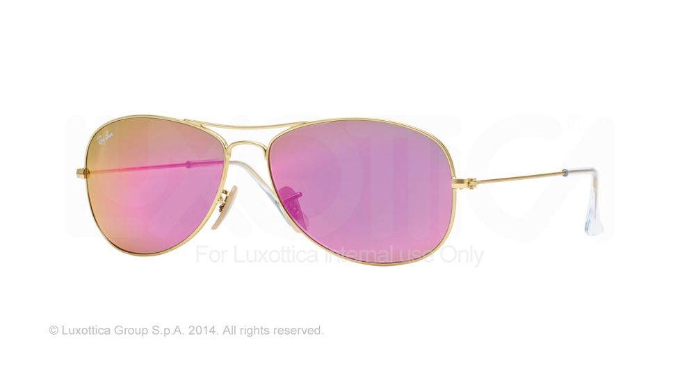 Ray-Ban Cockpit Prescription Sunglasses RB3362 RB3362-112-4T-59 - Lens Diameter 59 mm, Frame Color Matte Gold
