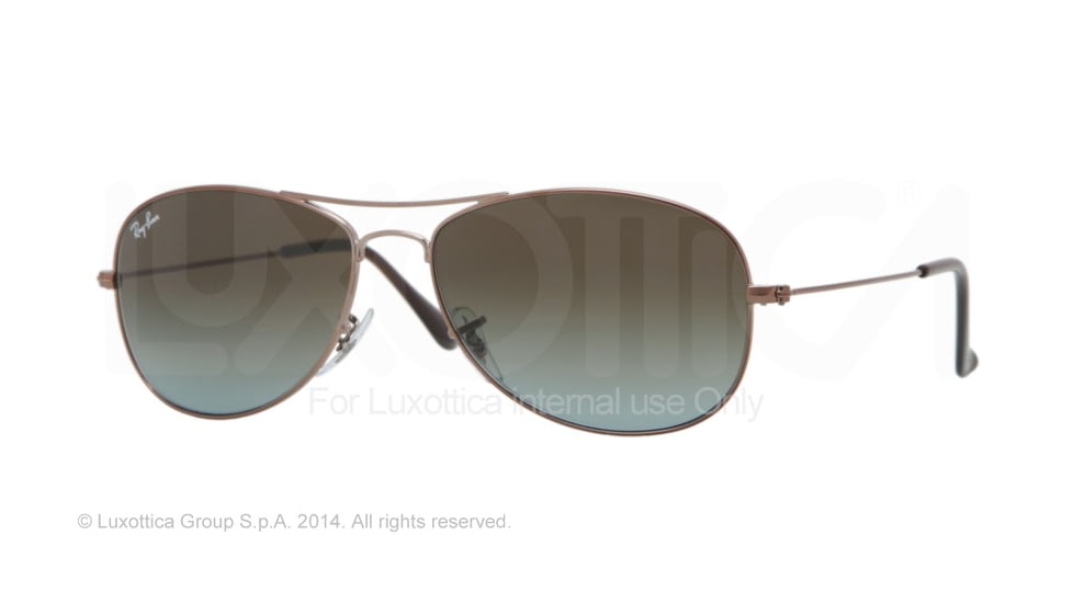 Ray-Ban Cockpit Prescription Sunglasses RB3362 RB3362-121-96-59 - Lens Diameter 59 mm, Frame Color Shiny Brown