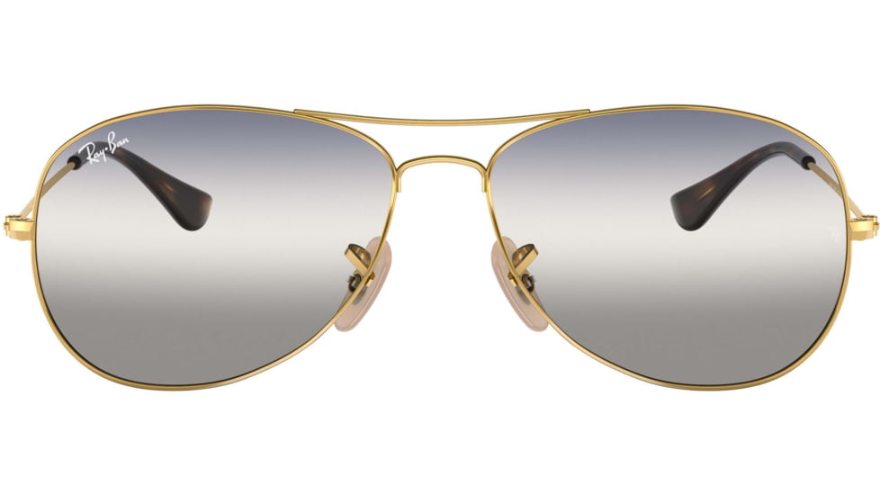 Ray-Ban Cockpit Sunglasses RB3362, Clear Gradient Blue/Grey Lenses, Arista, 56, RB3362-001-GF-56